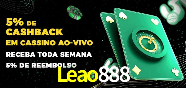 Promoções do cassino ao Vivo Leao888